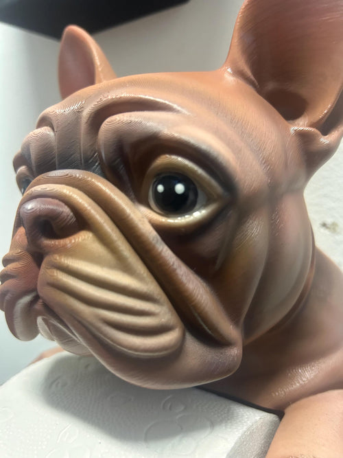 bulldog francese Portarotolo carta igienica