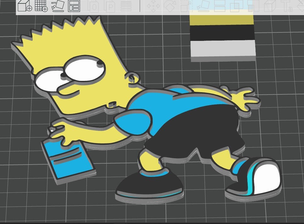 Bart Simpson stl
