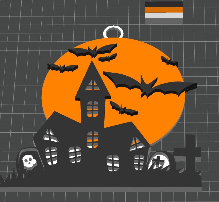 stl castello halloween(Halloween castle stl)