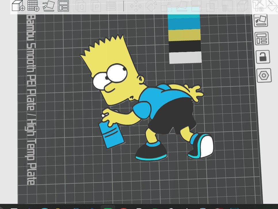 Bart Simpson stl