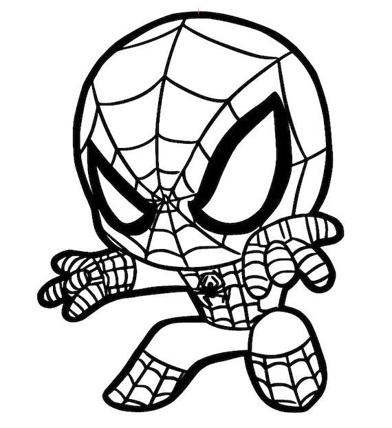stl Baby spiderman and baby spidergirl