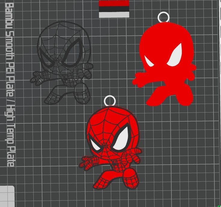 stl Baby spiderman and baby spidergirl