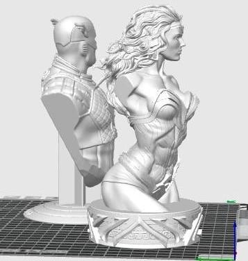 wonder woman and captain america stl